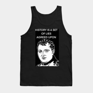 NAPOLEON quote .3 - ink portrait Tank Top